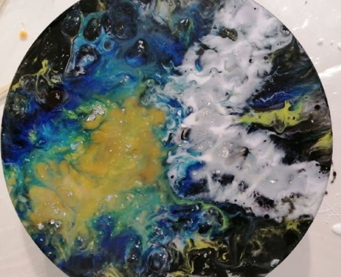 Создание Картины «Космос» Фото 4