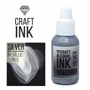 Craft Alcohol INK Silver Фото 