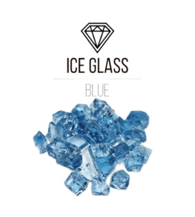 steklyannaya kroshka Ice Glass, Blue Фото 