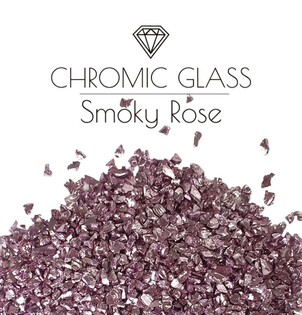 steklyannaya kroshka Chromic Glass, Smoky Rose Фото 